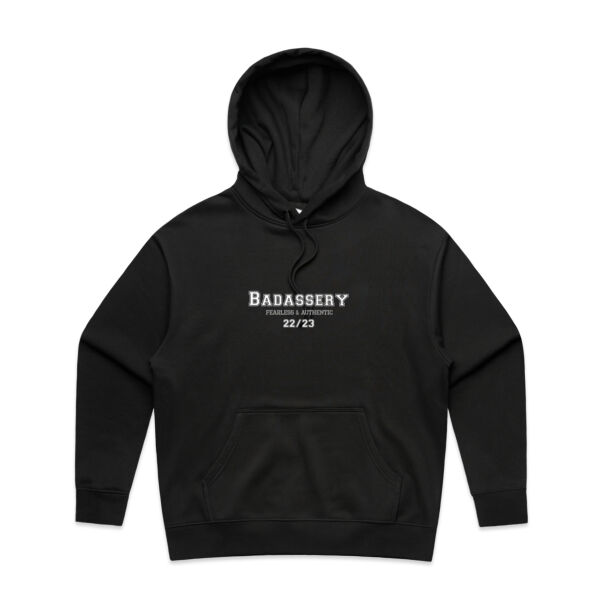 Team badass white on black Thumbnail